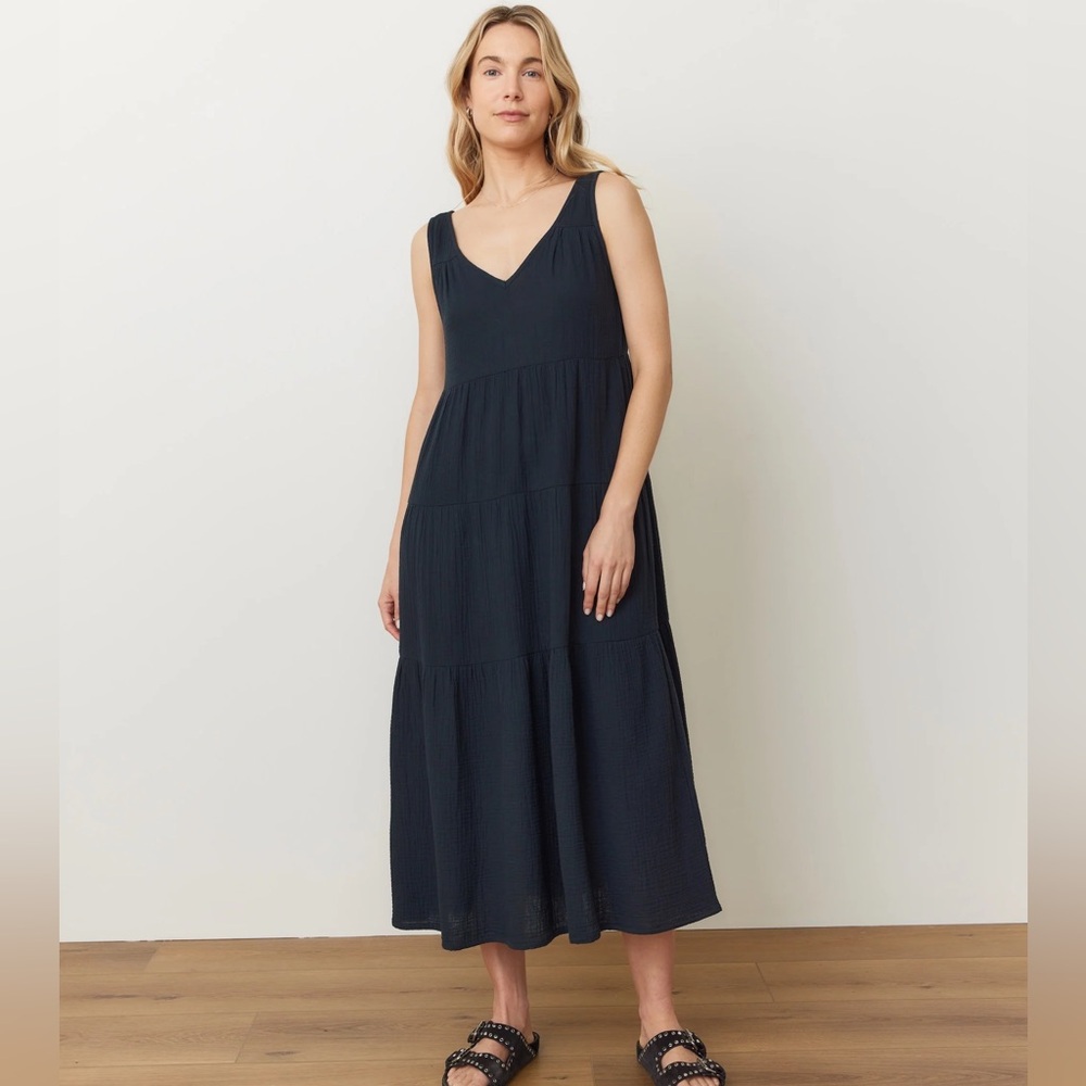 Marine Layer Navy Maxi Dress
